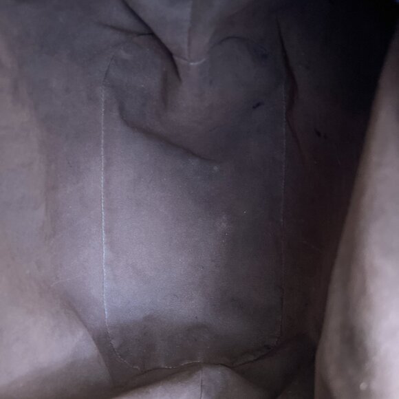 Authentic Louis Vuitton Mahina hobo L Leather monogram dark blue bag B0905 - Picture 15 of 16